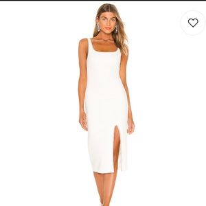 White Likely Gisela crystal trim dress